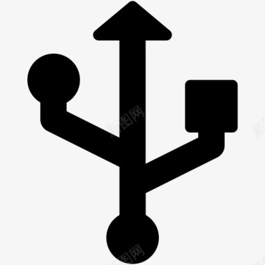 usb标志闪存驱动器usb徽标图标图标