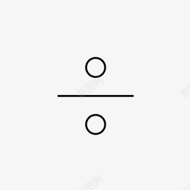 除法数学用户界面图标图标