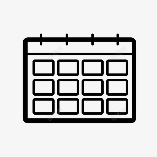 议程日期截止日期图标svg_新图网 https://ixintu.com 业务图标工具包 会议 保存日期 截止日期 日期 议程