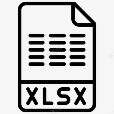 xlsxexcel文件图标图标