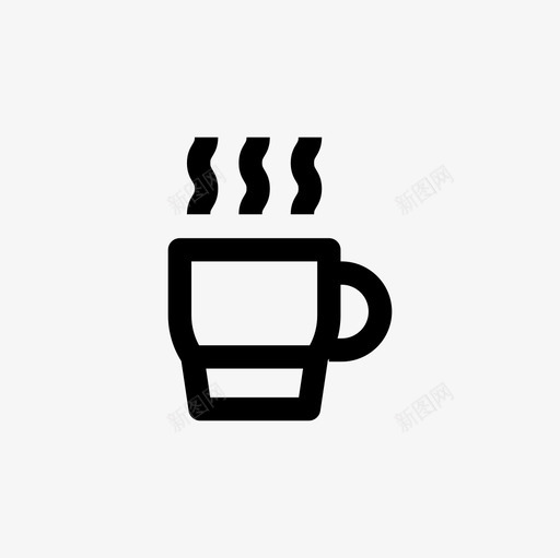 咖啡杯咖啡厅咖啡休息时间图标svg_新图网 https://ixintu.com 咖啡休息时间 咖啡厅 咖啡杯 咖啡轮廓图标集