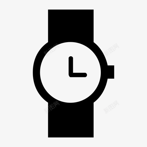 手表时钟时间图标svg_新图网 https://ixintu.com 手表 时钟 时间 设备 钟表