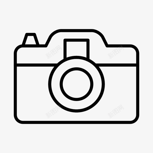 照相机图像照片图标svg_新图网 https://ixintu.com 图像 图片 摄影 照片 照相机 简单