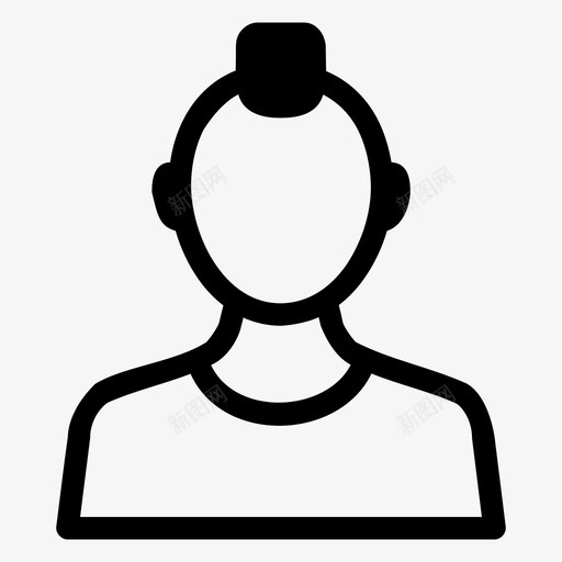 摇杆角色草鹰图标svg_新图网 https://ixintu.com 人 摇杆 朋克 草鹰 角色