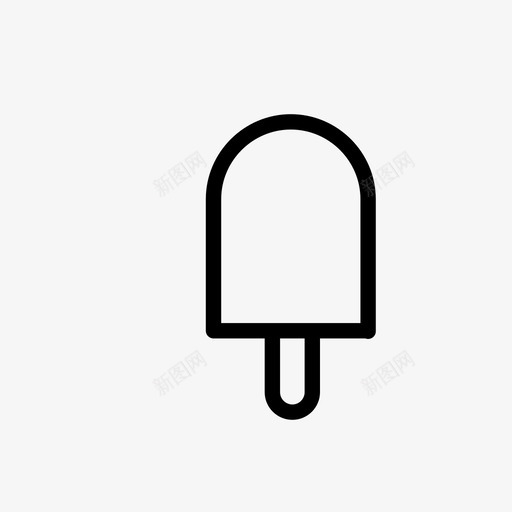 冰棒甜点食物图标svg_新图网 https://ixintu.com 冰棒 冰淇淋 厨房 甜点 食物