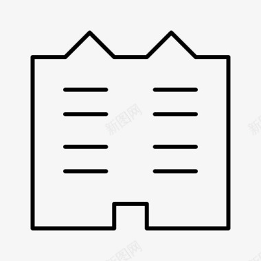 建筑城市位置图标图标