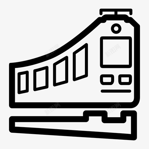 列车地铁列车旅客列车图标svg_新图网 https://ixintu.com 列车 地铁 地铁列车 旅客列车 有轨电车 运输