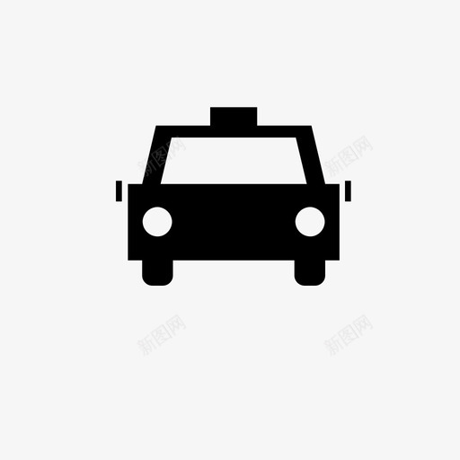 出租车汽车乘客图标svg_新图网 https://ixintu.com 乘客 交通工具 出租车 旅行 汽车