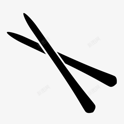 筷子亚洲餐具饮食图标svg_新图网 https://ixintu.com 亚洲餐具 筷子 餐厅 饮食