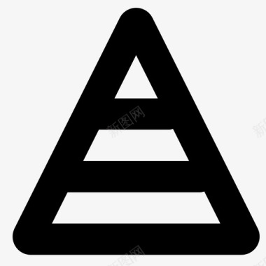 三角形道路标志图标图标