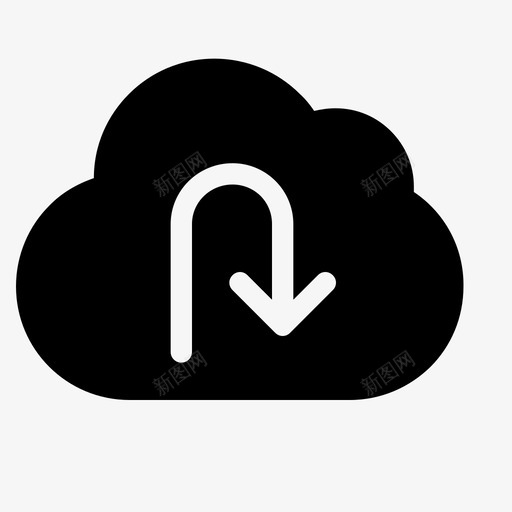 u转cloduturnclodcloud图标svg_新图网 https://ixintu.com cloud crossarrows replace uturnclod uturncloud u转clod 水滴 箭头