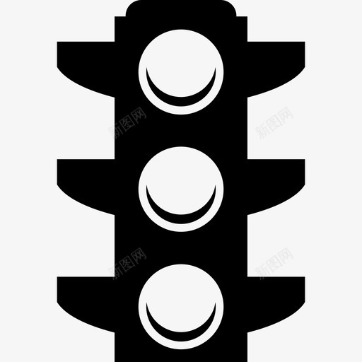 信号机工具和器具道路图标svg_新图网 https://ixintu.com 信号机 工具和器具 道路