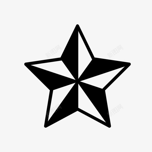 星星圣诞装饰多边形图标svg_新图网 https://ixintu.com 圣诞装饰 多边形 星星 星星形状 星星装饰