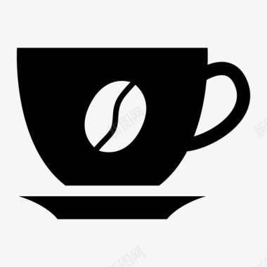 咖啡杯美式咖啡浓缩咖啡图标图标