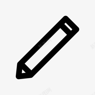 铅笔文具写作图标图标