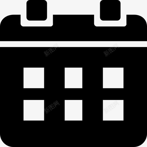 日历组织日程表图标svg_新图网 https://ixintu.com 任务管理器 日历 日程表 时间表 用户界面 组织