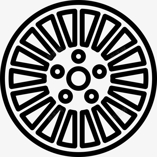 铝车轮汽车轮毂盖图标svg_新图网 https://ixintu.com 汽车 汽车零件 调谐 轮毂盖 轮辋 铝车轮
