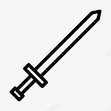 剑战斗中世纪图标图标