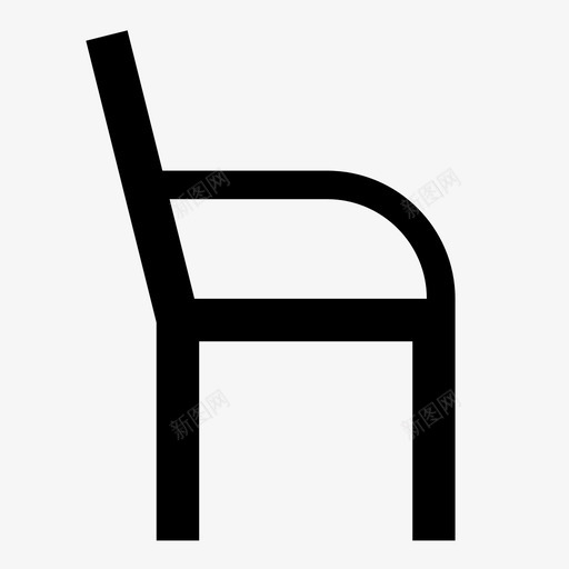 椅子教室椅办公椅图标svg_新图网 https://ixintu.com 办公椅 家具内部有用的图标 教室椅 椅子 餐椅