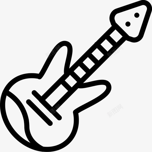 电吉他音频音乐图标svg_新图网 https://ixintu.com 电吉他 音乐 音乐2大纲 音效 音频