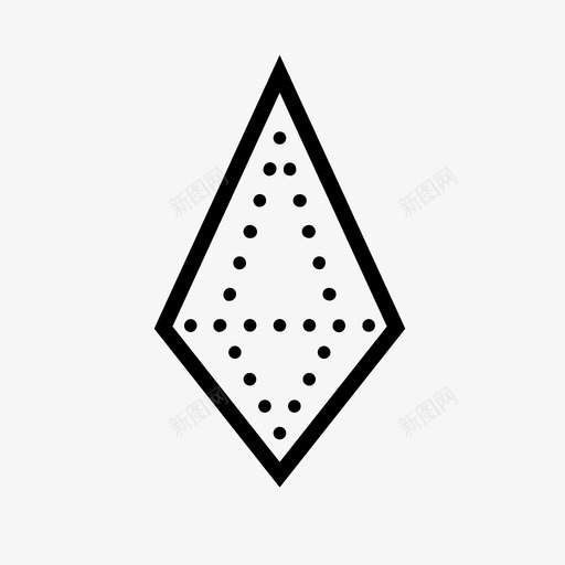 形状菱形几何图标svg_新图网 https://ixintu.com 几何 形状 菱形