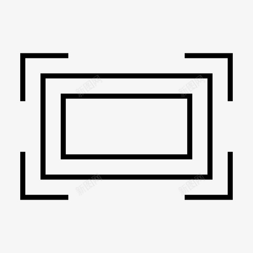 选择方块方框对象图标svg_新图网 https://ixintu.com 对象 方框 缩放 选定 选择方块