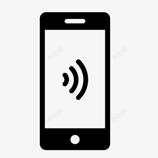 电话wifi互联网网络图标svg_新图网 https://ixintu.com wifi 互联网 电话wifi 电话连接 网络