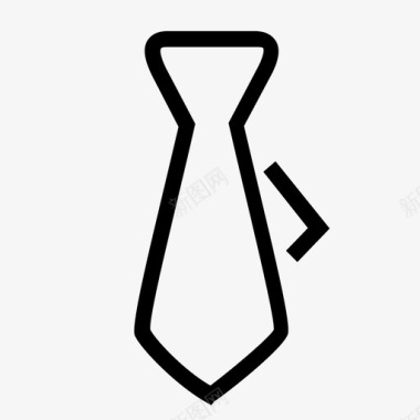 管理商务领带图标图标