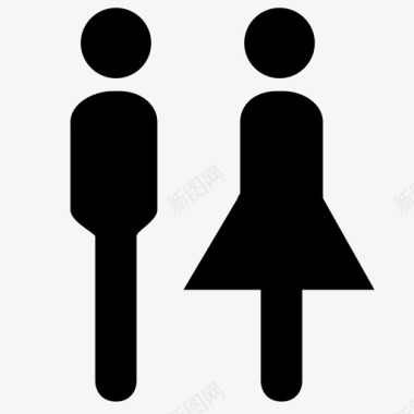 厕所男人人图标图标
