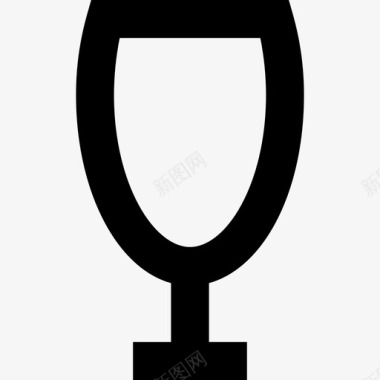 酒杯酒精鸡尾酒图标图标