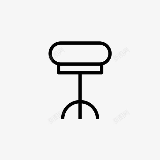 凳子椅子家具图标svg_新图网 https://ixintu.com 凳子 坐椅 家具 家具细线图标集 座椅 椅子