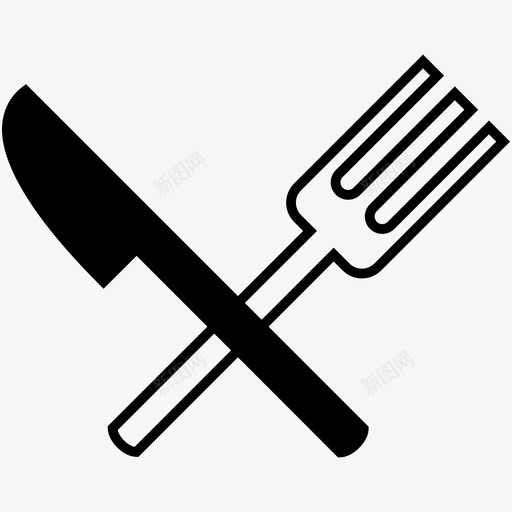 餐具餐食食物图标svg_新图网 https://ixintu.com 厨房 银器 食物 餐具 餐厅 餐食