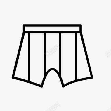 拳击短裤裤子内裤图标图标