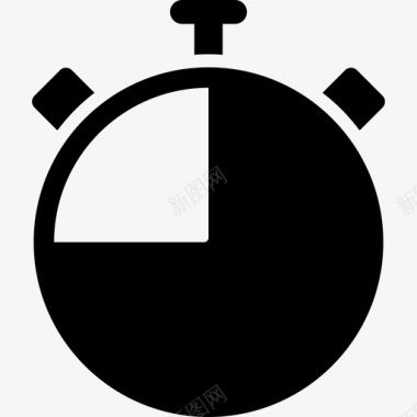 计时器或计时工具用于控制时间运动图标图标
