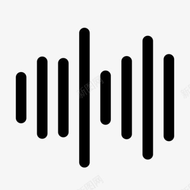 声波音量音乐图标图标