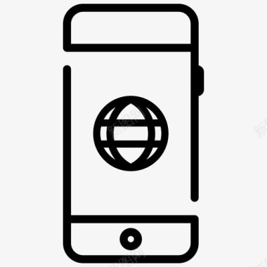 手机浏览器iphone移动网络图标图标
