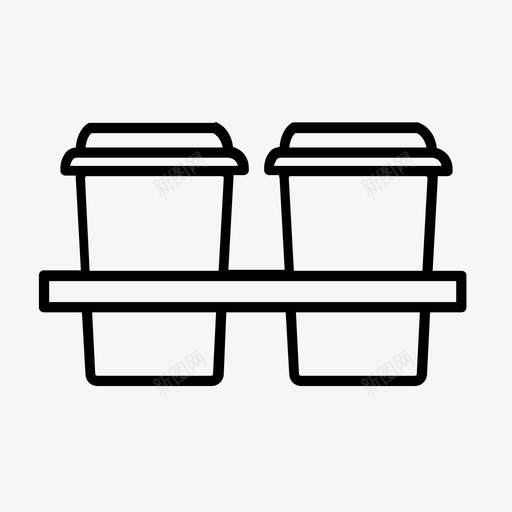 外卖咖啡咖啡店图标svg_新图网 https://ixintu.com 咖啡 咖啡店 外卖 外卖咖啡