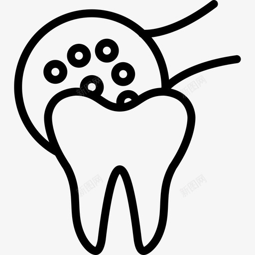 牙齿清洁护理牙医图标svg_新图网 https://ixintu.com 护理 牙刷 牙医 牙齿清洁 美味的药物牙医