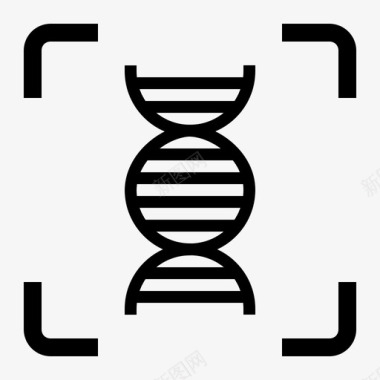 dna测试犯罪法医学图标图标