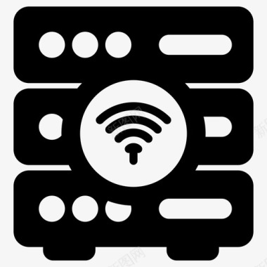 wifi连接良好服务器图标图标