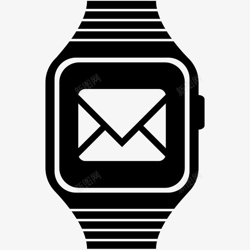 智能手表闹钟信息图标svg_新图网 https://ixintu.com 信息 时间 智能手表 计时器 闹钟