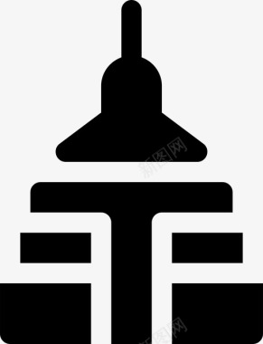 帝国大厦装饰艺术第五大道图标图标