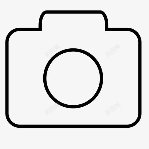摄影照相机外观视觉图标svg_新图网 https://ixintu.com 外观 摄影照相机 视觉