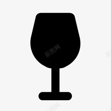 酒杯饮料晚餐图标图标