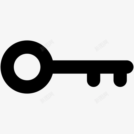 钥匙门钥匙锁钥匙图标svg_新图网 https://ixintu.com 保护 安全 网页和用户界面字体图标 钥匙 锁钥匙 门钥匙