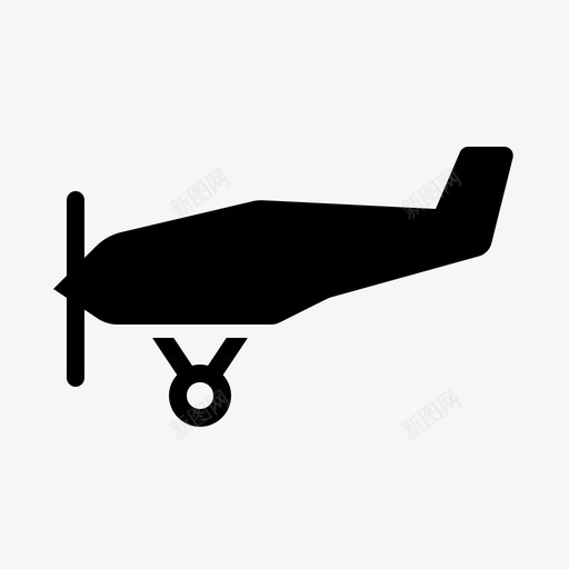 双翼飞机空中飞机图标svg_新图网 https://ixintu.com 双翼飞机 旅行 旅行和运输字形 空中 运输 飞机