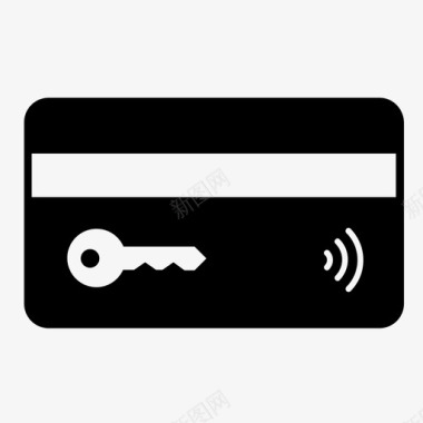 信用卡借记卡货币图标图标
