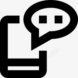 满2套手机聊天短信手机短信图标高清图片