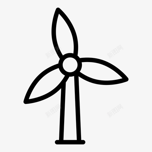 风力涡轮机替代品生态图标svg_新图网 https://ixintu.com 替代品 环境生态学概要 生态 能源 风力涡轮机