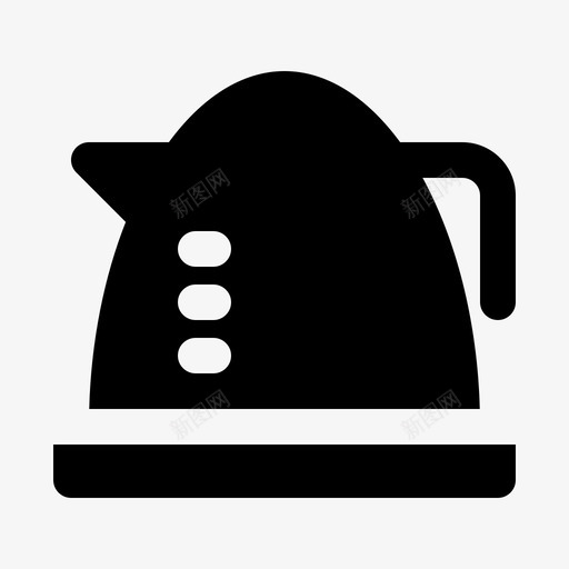 采购产品茶煲茶壶消费电子图标svg_新图网 https://ixintu.com 消费电子 电子设备 硬件 茶壶 设备 采购产品茶煲